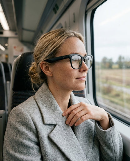 Aether Vision Smart Glasses — AI Camera, Calls & Translation